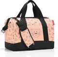 Reisenthel IX3064, Reisetasche, Schwarz, Pink, Medium, Reißverschluss, 18 l, 40 cm