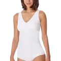 Schiesser Invisible Soft Padded Tank Top Weiß Medium Damen