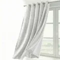 Samt Vorhang Ösen Verdunkelung Gardine Velvet Blickdicht, 140x145 cm Breite 1...