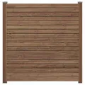 Woodtex Sichtschutzelement Bohlenset für Steckzaunsystem GARDO XL DIY Kiefer braun 180 cm x 194 cm