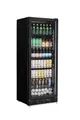 METRO Professional Getränkekühlschrank GSC4280B, Metall/Glas, 280 L, belüftete Kühlung, 210 W, mit Schloss, Schwarz
