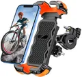 Handyhalterung Fahrrad Lenker [Sicheres Schloss] 360° Drehbar Universal