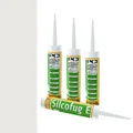 12 x PCI Silcofug E Elastischer Dichtstoff Sanitär Fuge Silicon silbergrau 310ml