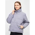 Derbe Wende-Regenjacke in Lavendel - 40