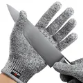 NoCry Schnittfeste Handschuhe für die Küche – Leistungsfähiger Level 5 Schnittschutz, lebensmittelechte Schnittschutzhandschuhe; Maschinenwaschbar, Rechts- und Linkshänder (Größe M, 1 Paar)
