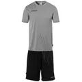 uhlsport Fußballtrikot Uhlsport Herren Trikotset Score 26 Set 1003451 grau|schwarz XXL