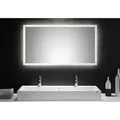 Mid.you Badezimmerspiegel, Glas, rechteckig, 120x65x3.2 cm, waagrecht montierbar, Badezimmer, Badezimmerspiegel, Beleuchtete Spiegel