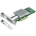 H!Fiber.com 10G NIC,Dual SFP+,10GbE Ethernet Netzwerk-Karte,BCM57810S Chipset,Unterstützung Windows Server/Linux/VMware (Nicht Unterstützung X11, MAC)