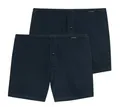 Schiesser Unterwäsche Boxershorts Multipack Jersey dunkelblau Herren - 2 Stück