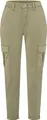 Mac - Straight Fit - Damen Sportive Cargo Pants, RICH CARGO 2.0 Authentic stretch gabardine (2306-00-0434L), Größe:42, Farbe:martini olive (358R)