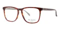 Ted Baker CARLSON TB8208 259 54  Brille Brillenfassung Brillengestell Rot Braun
