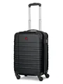 WENGER Kabinen-Koffer für Damen und Herren | Kleiner Cabin-Trolley 37 x 23 x 53 cm aus hochwertigem, stoßfestem ABS Material | Erweiterbar & Teleskopgriff| Amplar Evo Serie