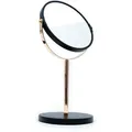Intirilife Schminkspiegel, Schwarz, Metall, 15x34.5x18.7 cm, Spiegel, Schminkspiegel