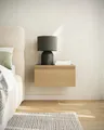 Selsey Nachttisch BEMMI, Wandnachttisch mit Schublade – schwebendes Design, matt, 48 cm breit