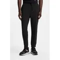 BOSS GREEN Jogginghose Hadiko mit seitlichen Kontraststreifen schwarz XXXL