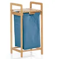LUMALAND Wäschekorb Bambus Wäschesack Wäschebehälter 33 x 73 cm