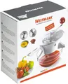 WESTMARK Passiermaschine Ø 14 cm weiß 2 Scheiben passieren Püriersieb Sieb Neu