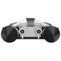 Slipräder Heckräder Schlauchbooträder klappbar Edelstahl V4A grau/schwarz