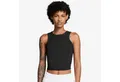 Nike Tanktop W NK ONE FITTED DF CROP TANK eng anliegender, leicht verkürzter Schnitt, mit abgerundetem Saum