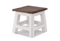 DESIGN DELIGHTS Hocker Fusshocker PALO, 27x26cm (HxB), rustikaler Holzhocker Massivhocker