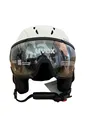 uvex Skihelm instinct visor white-black mat