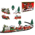 Weihnachtsdekoration Weihnachtszug Eisenbahn Sound & Licht L283cm Batterie
