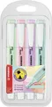 1-20x STABILO Textmarker swing cool Pastel Edition, 4er PET-Etui BIS 63% RABATT