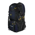 OcioDual Wanderrucksack, 50 Liter, Wasserdicht Und Leicht, Dunkelblau, Mehrere Taschen, Ideal für Reisen, Berg, Camping, Outdoor, Ultraleicht, für Damen Und Herren
