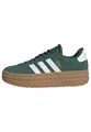 adidas Damen VL Court Bold Shoes, Collegiate Green/Cloud White/Gold Metallic, 40 2/3 EU