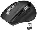 GeneralKeys Maus, Bluetooth: Multi-Device-Maus mit Speed- & Daumen-Mausrad, Silent-Tasten, kabellos (Mouse, Bluetooth, Computermaus kabellos, PC)