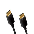 LogiLink DisplayPort-Kabel Stecker an Stecker 4K/60 Hz CCS schwarz 1 m