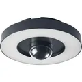 LEDVANCE LED Außenleuchte Smart+ Camera Circle Cam Control Control Dimmbar Warmweiss 4058075763500 - Dunkelgrau
