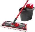 Vileda Bodenwischer-Set "Ultramax 2in1", bunt (blau, rot, gelb)
