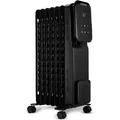 Ufesa ÖlRadiator RD1500D 1500 W Digital Heizgerät mit Thermostat, Heizkörper mit Timer und LED-Display, mobiler Radiator, Heizung, Elektroheizung - Schwarz