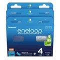 12 X Panasonic eneloop Aa 2000mAh Batterien Wiederaufladbar BK-3MCCE Speicherbox