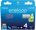 Panasonic eneloop 4er Blister AA Ni-MH Akkus 2000 mAh u Batteriebox BK-3MCDEC4BE