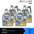 Mobil Super 3000 Formula V 5W-30 VW 504 00 MB 229.51 Motoröl 4x5 Liter= 20 Liter