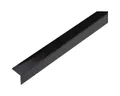 Alberts Profil Alberts 433000 Winkelprofil, selbstklebend, Kunststoff, schwarz glänze, Alberts PVC-U Winkelprofil Kantenschutz L-Profil selbstklebend 1000 x