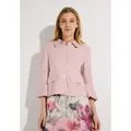 MORE&MORE Kurzblazer stilvolle, kurze, 3/4 Arm-Blazerjacke rosa 32