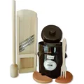 MS-Steinzeug 10 Ltr. Gärtopf-Set mit Hobel, Stampfer und Gabel, 3212