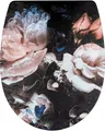 WENKO WC-Sitz Model Peony , Toilettensitz aus antibakteriellem Duroplast