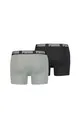 Puma Herren Boxershorts 2er Pack, Dark Grey Melange/Black, M