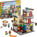 LEGO 31097 Creator 3in1 Stadthaus mit Zoohandlung & Café, Modellbausatz, Spielzeug, Gebäude aus Bausteinen, Geschenk für Mädchen und Jungen ab ...