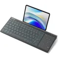 Inateck Tablet Tastatur, 2-IN-1 Ziffernblock&TouchpadVersteckter Ständer, 3 BT-Kanäle, 7-Farben Hintergrundbeleuchtung, iPadOS/Samsung/Android/Wi... - Schwarz
