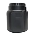 Fass quadratisch 20l schwarz | Weithalsfass lebensmittelecht Camping lagern Regenfass