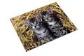 Läufer 46637 Schreibunterlage Motiv Katze "Katzen im Stroh"