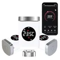 SALCAR Smart Home Heizkörperthermostat TRV801W 3er Set WiFi Thermostat kompatibel mit Amazon Alexa & Google Assistant Programmierbar Tuya Heizungsthermostat, kein Gateway Erforderlich