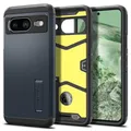 Spigen Tough Armor Hülle Kompatibel mit Google Pixel 8 -Metal Slate