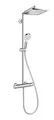 Hansgrohe Crometta E Showerpipe 240 1jet EcoSmart mit Thermostat - Chrom