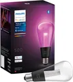 Philips Hue LED-Leuchtmittel White and Color Ambiance Lightguide Giant Edison ST72 500lm, E27, 1 St., Farbwechsler